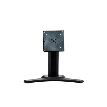Monitorständer HANNspree 80-04000004G000 für 22–24 Zoll Bildschirme, VESA 75x75–100x100, 4,3 kg Kapazität, höhenverstellbar, schwenkbar & neigbar, schwarz