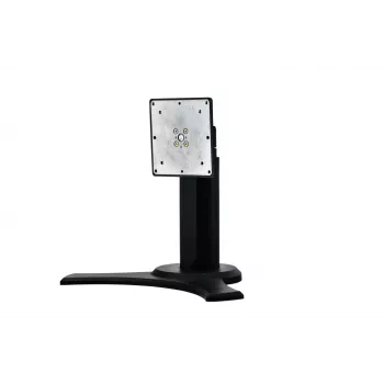 Monitorständer HANNspree 80-04000004G000 für 22–24 Zoll Bildschirme, VESA 75x75–100x100, 4,3 kg Kapazität, höhenverstellbar, schwenkbar & neigbar, schwarz