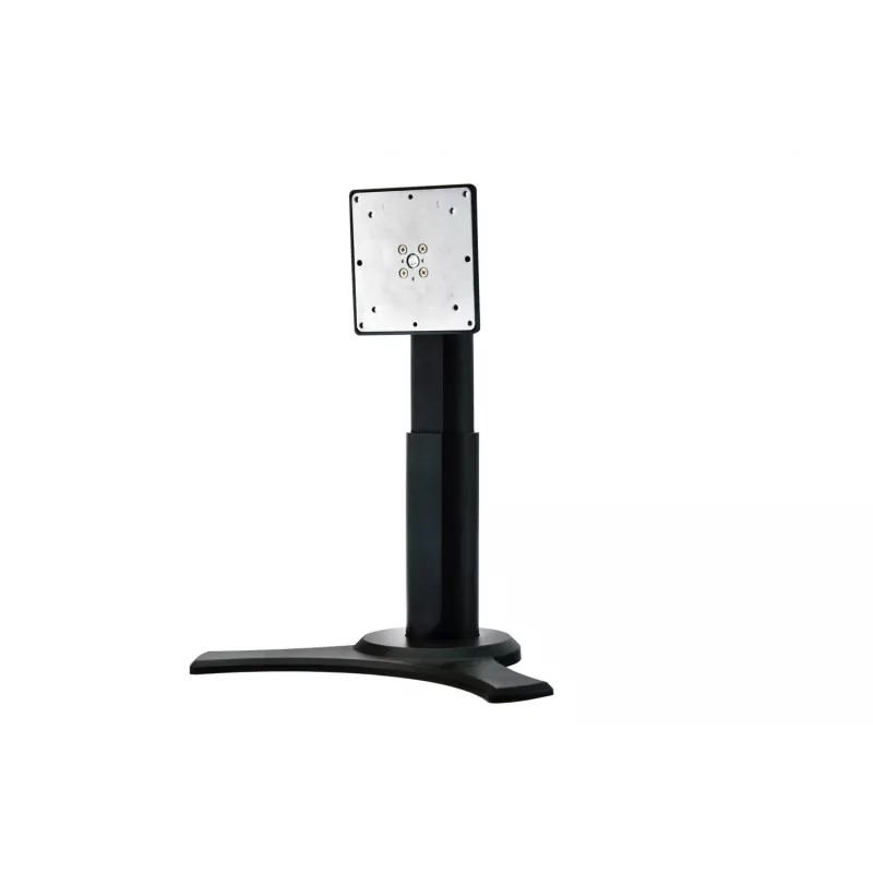 Monitorständer HANNspree 80-04000004G000 für 22–24 Zoll Bildschirme, VESA 75x75–100x100, 4,3 kg Kapazität, höhenverstellbar, schwenkbar & neigbar, schwarz