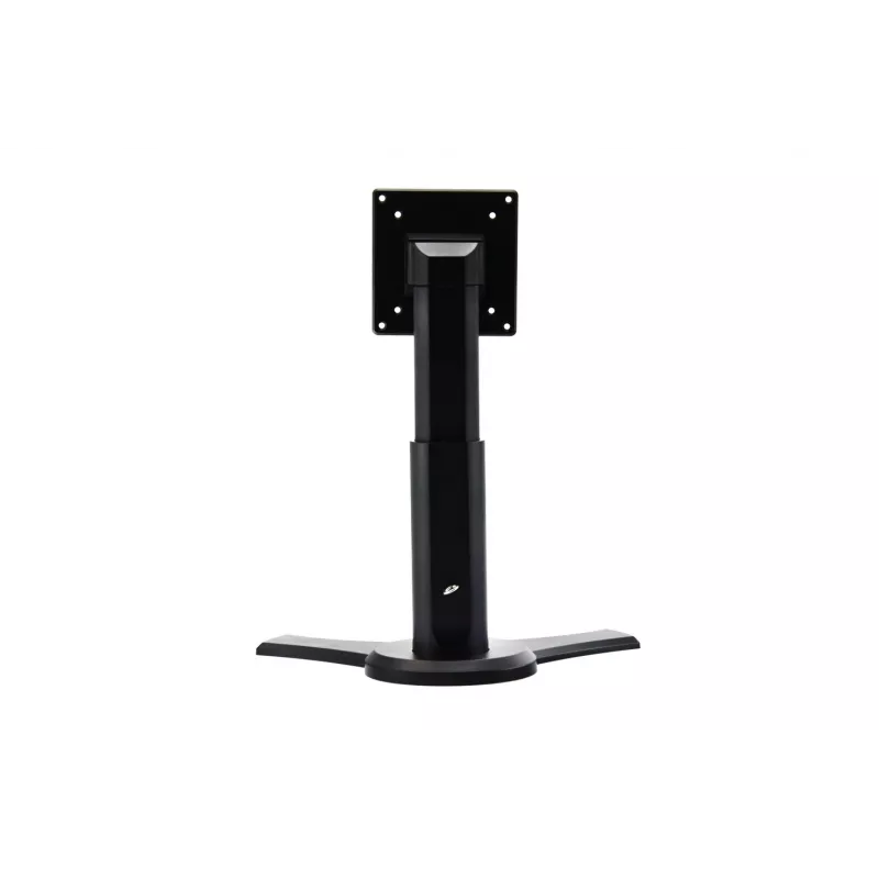 Monitorständer HANNspree 80-04000004G000 für 22–24 Zoll Bildschirme, VESA 75x75–100x100, 4,3 kg Kapazität, höhenverstellbar, schwenkbar & neigbar, schwarz