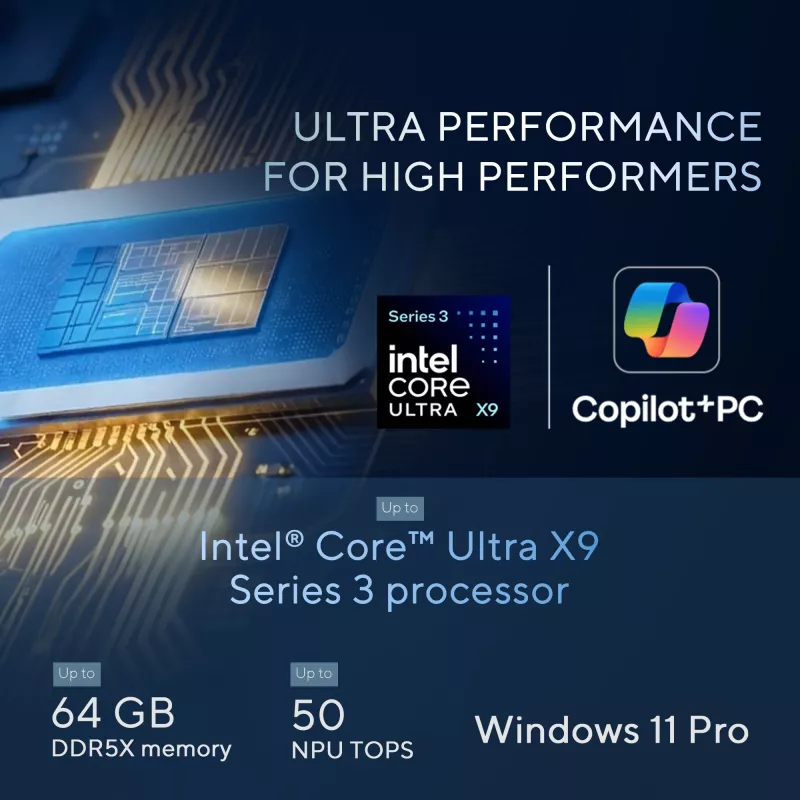 ASUS ExpertBook Ultra B9406CAA-TH0579X Copilot+ PC Intel Core Ultra 7 356H Laptop 35,6 cm (14 inch) WQXGA+ 32 GB LPDDR5x-SDRAM 1 TB SSD Wi-Fi 7 (802.11be) Windows 11 Pro US International Grau