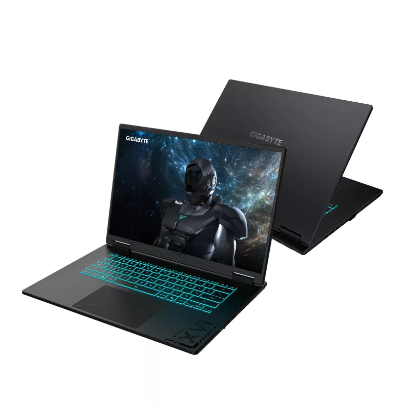 GIGABYTE GAMING A16 PRO DYHG5DECC4SH Laptop Intel Core 7 240H 40,6 cm (16 Zoll) Quad HD+ 32 GB LPDDR5x-SDRAM 1 TB SSD NVIDIA® GeForce RTX™ 5080 Laptop GPU Wi-Fi 6E (802.11ax) Windows 11 Home Schwarz