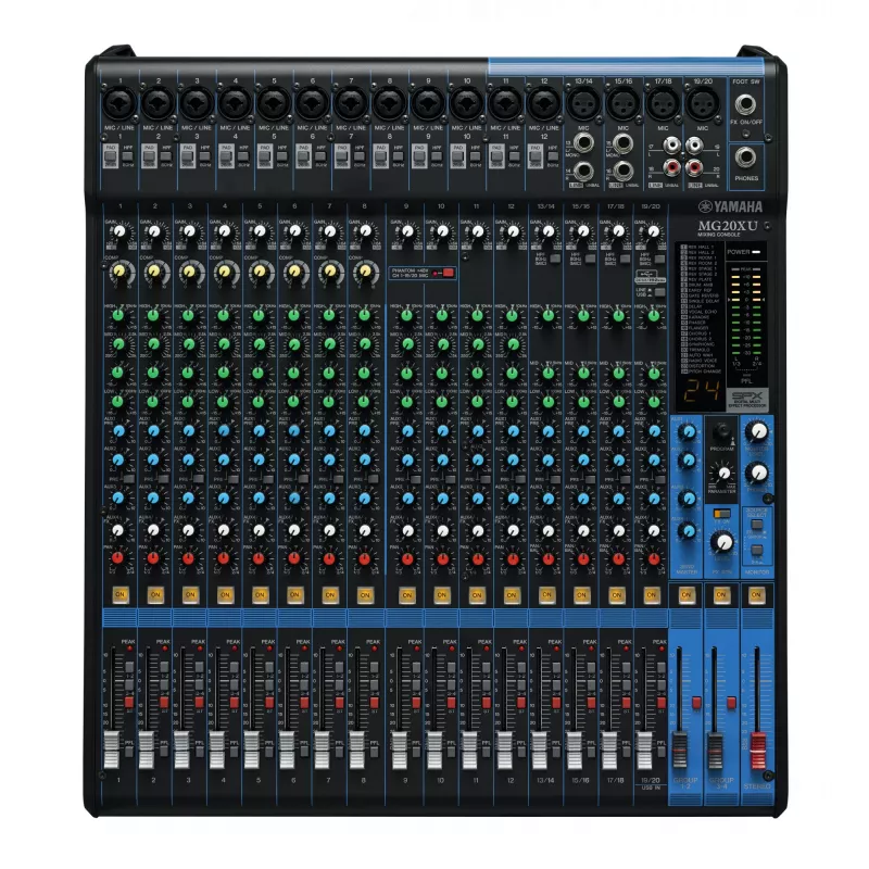 Yamaha MG20XU Audiomischpult 20 Kanäle Schwarz
