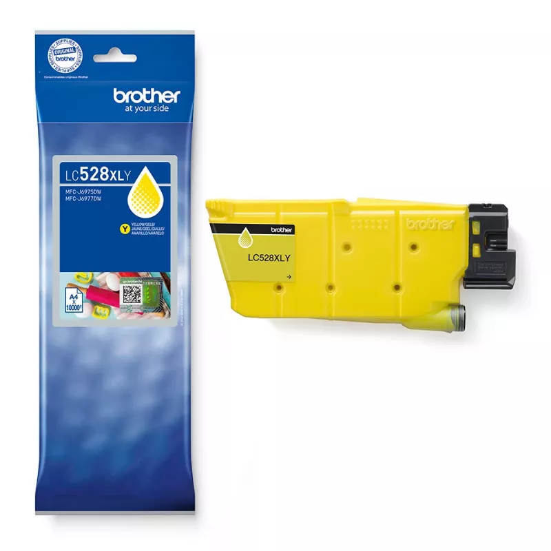 Brother LC528XLY Gelbe Tintenpatrone 1 Stück Original Ultra High Yield