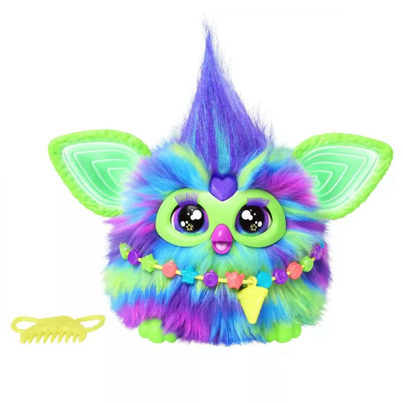 Interaktives Spielzeug HASBRO Furby Aurora Furbealis – farbwechselnde Augen, interaktives Haustier
