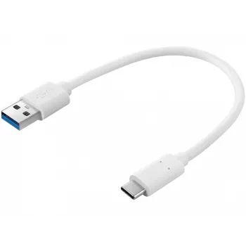 Sandberg USB-C 3.1 > USB-A 3.0 0,2 M, 0,2 m, USB C, USB A, USB 3.2 Gen 1 (3.1 Gen 1), Weiß
