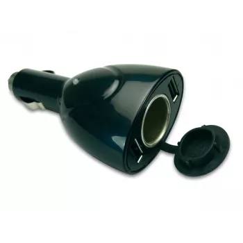 Sandberg Auto-Ladegerät USB 3in1, Auto, Zigarettenanzünder, 5 V, Schwarz