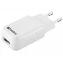 Sandberg Mini AC Ladegerät USB 1A EU, Innen, AC, 5 V, Schwarz, Weiß