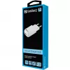 Sandberg Mini AC Ladegerät USB 1A EU, Innen, AC, 5 V, Schwarz, Weiß