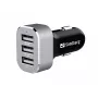 Sandberg Multi Car Charger 3xUSB, Auto, Zigarettenanzünder, USB, 5 V, Schwarz, Silber