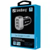 Sandberg Multi Car Charger 3xUSB, Auto, Zigarettenanzünder, USB, 5 V, Schwarz, Silber