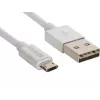 Sandberg MicroUSB Reversible Kabel 1m, 1 m, USB A, Micro-USB A, Silber, Weiß