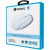Sandberg Wireless Charger White Marble, USB, kabelloses Laden, PowerIQ, 1 m, Schwarz, Weiß
