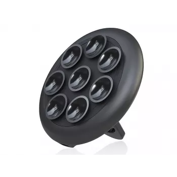 Sandberg Wireless Charger Suction Ring, Innenbereich, Außenbereich, USB, kabelloses Laden, PowerIQ, Schwarz