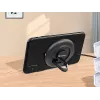 Sandberg Wireless Charger Suction Ring, Innenbereich, Außenbereich, USB, kabelloses Laden, PowerIQ, Schwarz