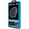 Sandberg Wireless Charger Suction Ring, Innenbereich, Außenbereich, USB, kabelloses Laden, PowerIQ, Schwarz