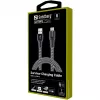 Sandberg Survivor USB-C—USB-A-Kabel 1 m, 1 m, USB A, USB C, USB 2.0, Schwarz, Grau