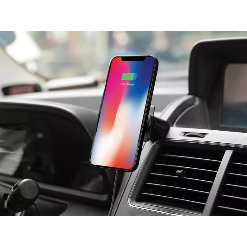 Sandberg In Car Wireless Magnetic Charger 15W, Auto, USB, Kabelloses Laden, 1,2 m, Schwarz