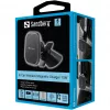 Sandberg In Car Wireless Magnetic Charger 15W, Auto, USB, Kabelloses Laden, 1,2 m, Schwarz