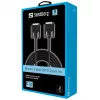 Sandberg Monitorkabel DVI-DVI 2 m, 2 m, Schwarz, Stecker/Stecker, 145 mm, 35 mm, 205 mm