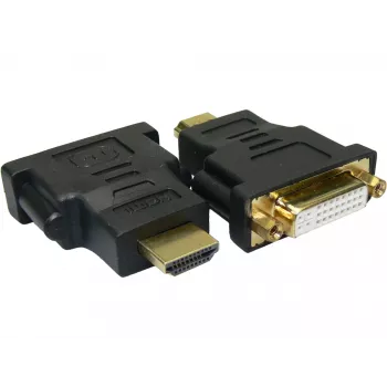 Sandberg Adapter DVI-F - HDMI-M, HDMI, DVI, Schwarz