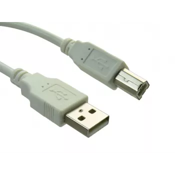Sandberg USB 2.0 A-B Stecker 0,7 m, 0.7 m, USB A, USB B, USB 2.0, Stecker/Stecker, Weiß