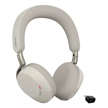 Jabra Evolve3 75 - MS Link390c - Schwarz, Kabellos, 20 - 20000 Hz, Anrufe/Musik, 180 g, Headset, Grau