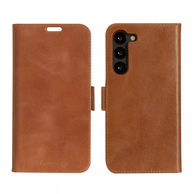 Folio-Case dbramante1928 Lynge für Samsung Galaxy S23+ — Tan, 3 Kartenfächer, passend für 6,6-Zoll-Bildschirm