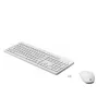 HP 230 Wireless Tastatur and Maus Combo, Full-Size, Membran, Weiß