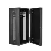 StarTech.com 4-Pfosten 26U Wandmontage-Netzwerkschrank mit 1U Fach, 19 Zoll klappbarer wandmontierter Serverschrank für Daten-/AV-/Elektronik-/Computergeräte, flexibles belüftetes Rack-Gehäuse
