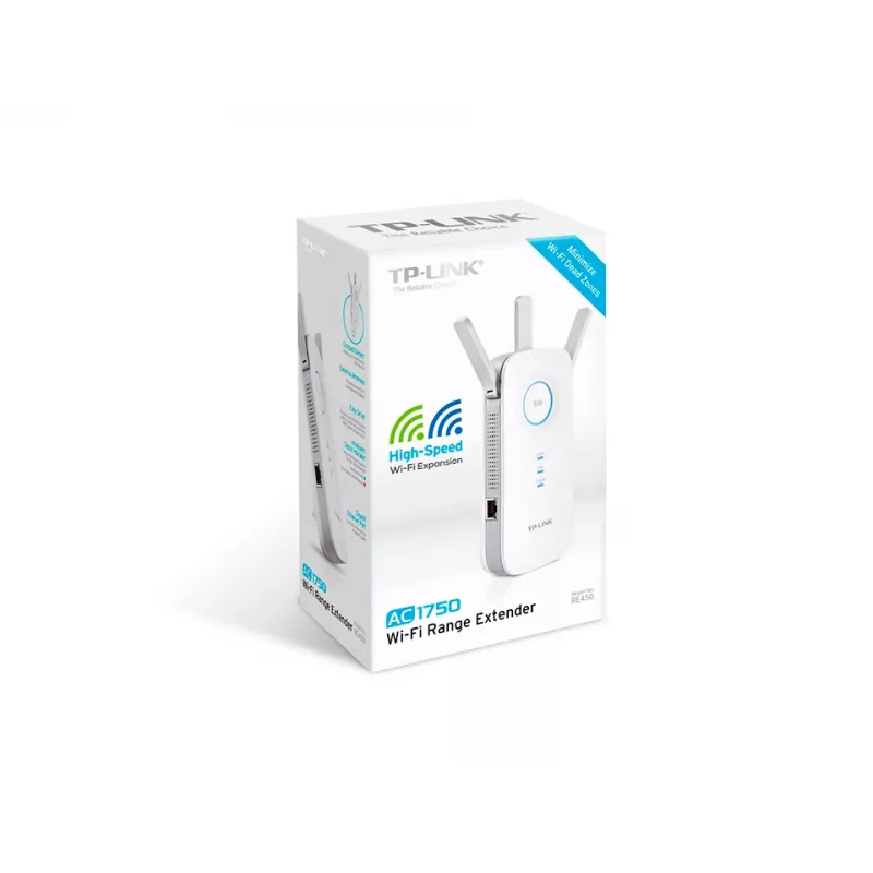TP-Link RE450 Netzwerk-Extender Netzwerk-Transmitter Weiß 10, 100, 1000 Mbit/s