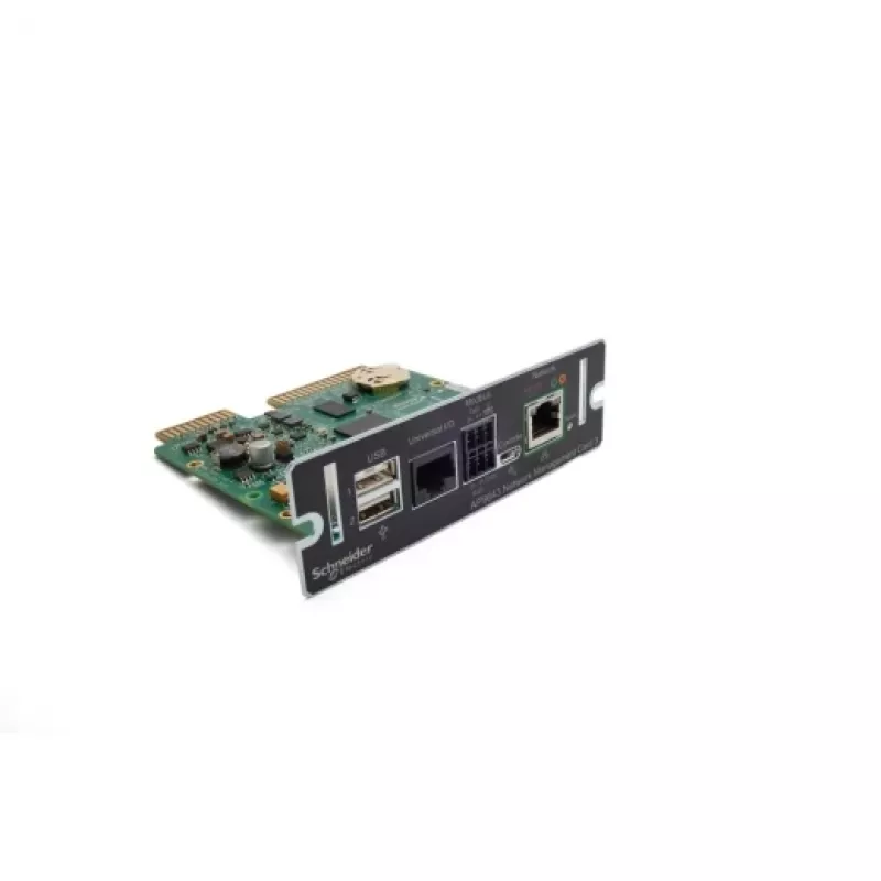 Netzwerkmanagementkarte APC AP9643 — interne WLAN-Karte, IEEE 802.1x, schwarz