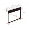 Multibrackets M 16:9 motorisierte Projektionsleinwand 240x135, 108 Zoll