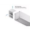 Multibrackets M 1:1 motorisierte Projektionsleinwand 240x240, 135 Zoll White Edition