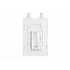 Motorisierte Projektionsleinwand MULTIBRACKETS M 16:10 90 Zoll (sichtbar 193,9×121,2 cm) Mattweiß, Schwarz/Weiß