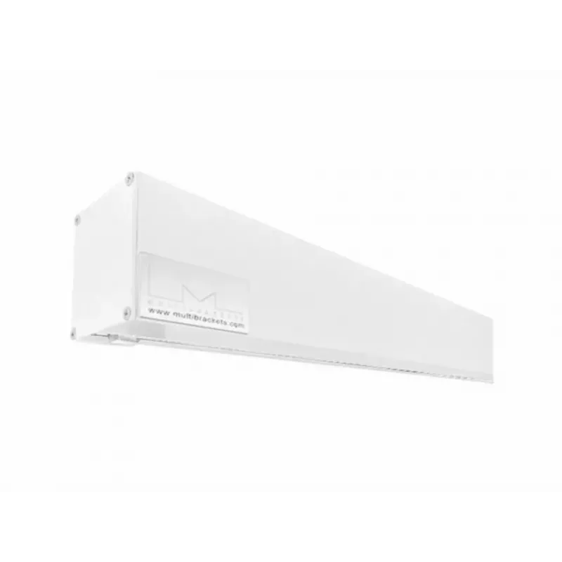 Motorisierte Projektionsleinwand MULTIBRACKETS M 16:10 90 Zoll (sichtbar 193,9×121,2 cm) Mattweiß, Schwarz/Weiß