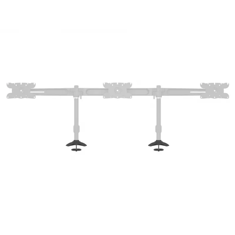 Grommet-Basis Multibrackets M Desktopmount für Einzel-/Dual-/Triple-Monitorständer Schwarz Modell