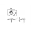 Grommet-Basis Multibrackets M Desktopmount für Einzel-/Dual-/Triple-Monitorständer Schwarz Modell