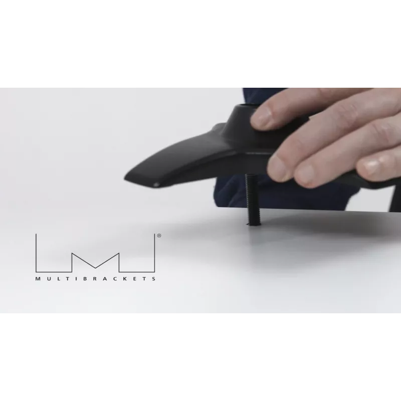 Grommet-Basis Multibrackets M Desktopmount für Einzel-/Dual-/Triple-Monitorständer Schwarz Modell