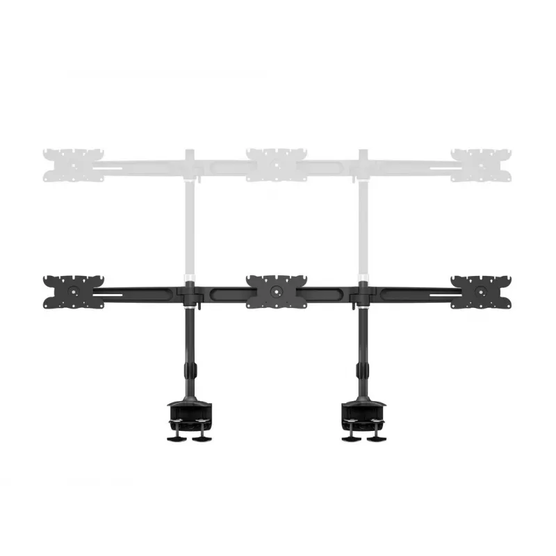 Multibrackets M VESA Desktopmount Triple Desk Clamp 24 Zoll-32 Zoll 24 kg