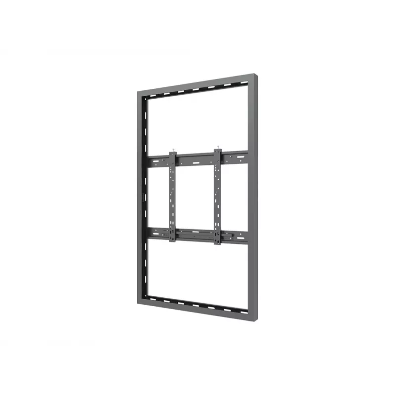 Multibrackets M Pro Series Gehäuse 55 Zoll Wand schlank Medium Schwarz Stahl Quer-/Hochformat