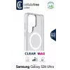 Cellularline Clear Mag - Galaxy S26 Ultra Ultrastrapazierfähige transparente Hülle mit Gummirand, kompatibel mit dem Qi2-Ökosystem und magnetischem Zubehör, behandelt gegen Vergilbung.