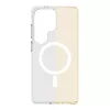 Cellularline Clear Mag - Galaxy S26 Ultra Ultrastrapazierfähige transparente Hülle mit Gummirand, kompatibel mit dem Qi2-Ökosystem und magnetischem Zubehör, behandelt gegen Vergilbung.