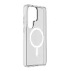 Cellularline Clear Mag - Galaxy S26 Ultra Ultrastrapazierfähige transparente Hülle mit Gummirand, kompatibel mit dem Qi2-Ökosystem und magnetischem Zubehör, behandelt gegen Vergilbung.