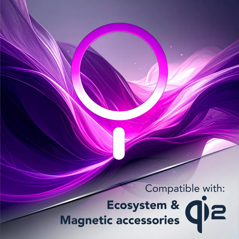 Cellularline Clear Mag - Galaxy S26 Ultra Ultrastrapazierfähige transparente Hülle mit Gummirand, kompatibel mit dem Qi2-Ökosystem und magnetischem Zubehör, behandelt gegen Vergilbung.