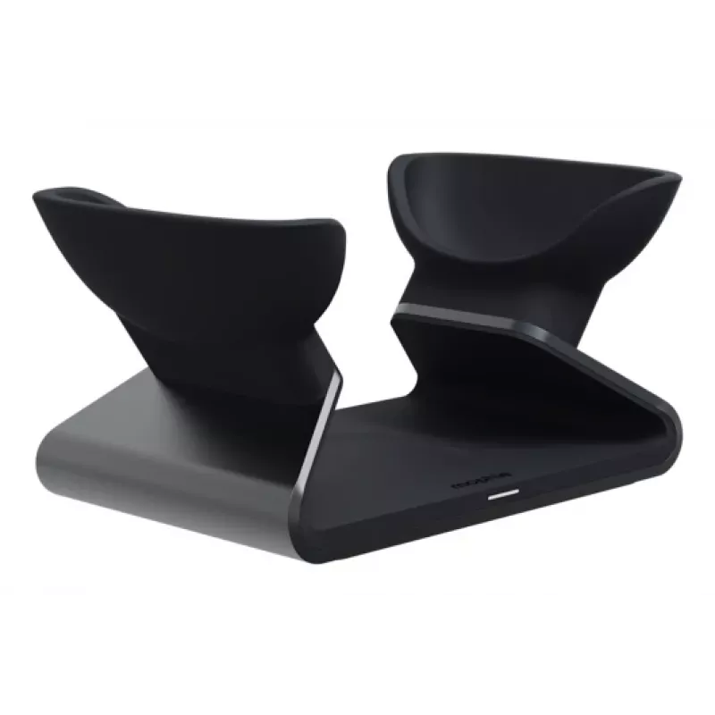 mophie AirPods Max Ladestation, Innenbereich, USB, Kabelloses Laden, Schwarz