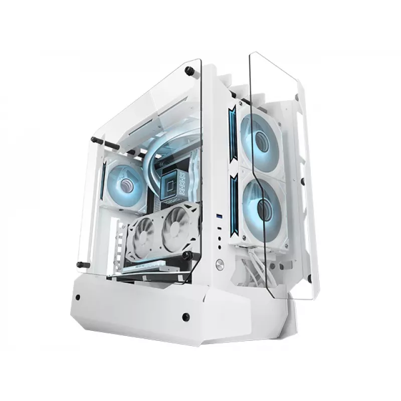 Mars Gaming MC-EDGEW Midi Tower Weiß