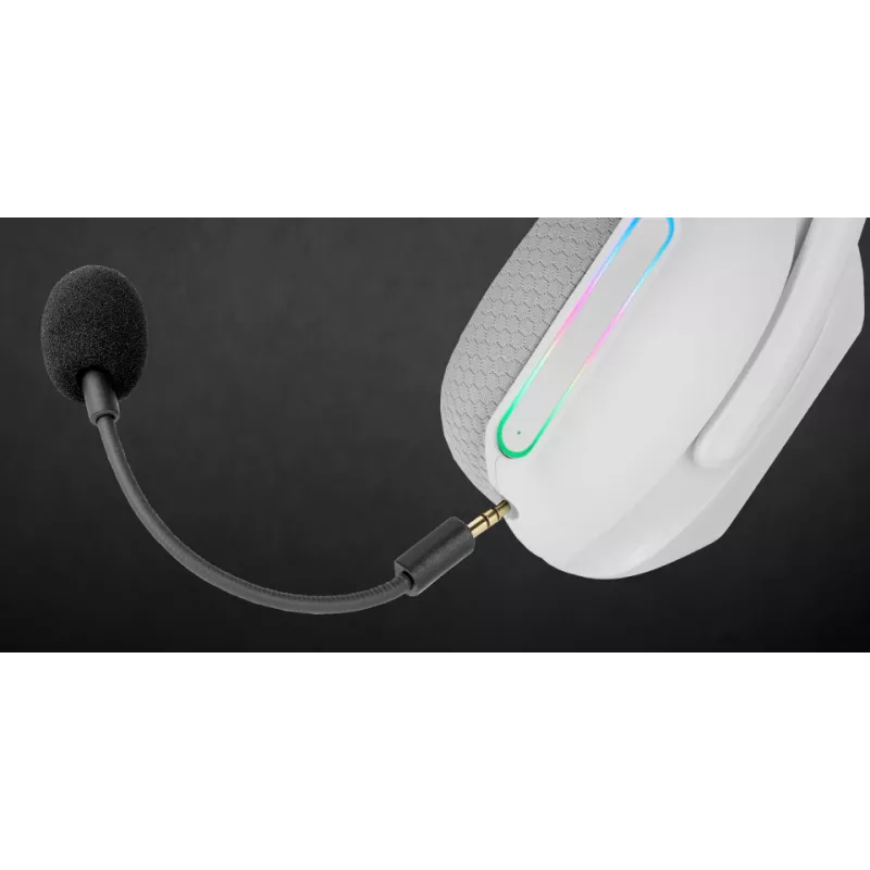 Mars Gaming MHW-PROW Headset Kabelgebunden & Kabellos Kopfband USB Typ-C Bluetooth Weiß