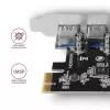 Axagon PCEU-430VL Schnittstellenkarten/Adapter Intern USB 3.2 Gen 1 (3.1 Gen 1)