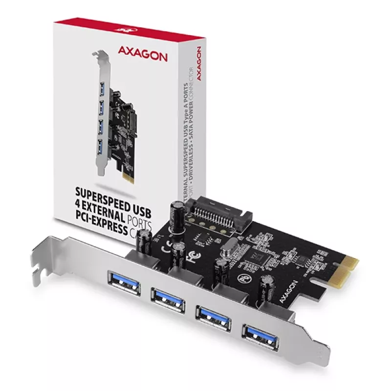 Axagon PCEU-430VL Schnittstellenkarten/Adapter Intern USB 3.2 Gen 1 (3.1 Gen 1)